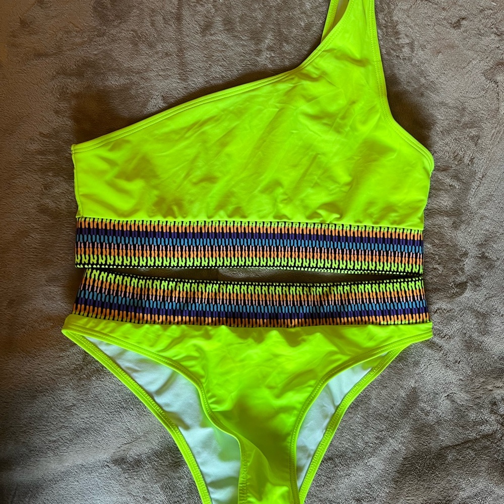Neon Yellow Bikini